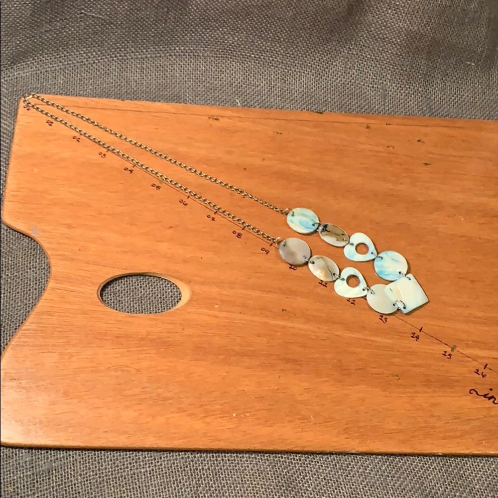 Geometric Shell Necklace - image 3